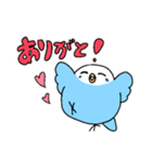 日常で使える！セキセイインコさんスタンプ（個別スタンプ：3）