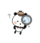【あいづち】ちょこっと敬語のゆるパンダ（個別スタンプ：35）