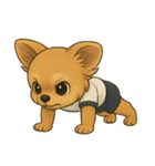 チワワちゃんの日常《男子》（個別スタンプ：14）