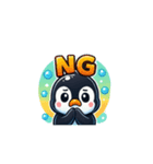 ペンギン擬音語（個別スタンプ：20）