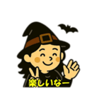 ハロウィン魔女の日常会話（個別スタンプ：3）