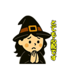 ハロウィン魔女の日常会話（個別スタンプ：21）