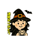 ハロウィン魔女の日常会話（個別スタンプ：22）