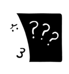 ブラックアンドホワイトスタンプ：敬語（個別スタンプ：28）