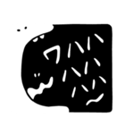 ブラックアンドホワイトスタンプ：敬語（個別スタンプ：38）