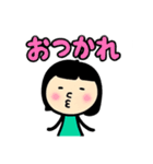 まるまる棒人間 友達（個別スタンプ：5）