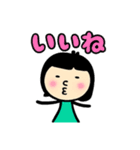 まるまる棒人間 友達（個別スタンプ：8）