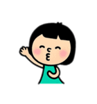 まるまる棒人間 友達（個別スタンプ：25）