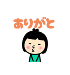 まるまる棒人間 友達（個別スタンプ：34）