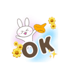 集まれオカリナ好き✨うさぎ好き✨（個別スタンプ：3）