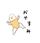 のんびり元気なあかちゃん（個別スタンプ：3）