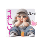 ぽっちゃりの日常♫ ボーイッシュver.(再販)（個別スタンプ：8）