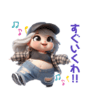 ぽっちゃりの日常♫ ボーイッシュver.(再販)（個別スタンプ：24）