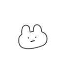 表情で伝えるうさぎちゃん（個別スタンプ：2）