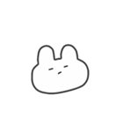 表情で伝えるうさぎちゃん（個別スタンプ：7）