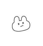 表情で伝えるうさぎちゃん（個別スタンプ：10）