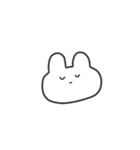 表情で伝えるうさぎちゃん（個別スタンプ：11）