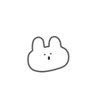 表情で伝えるうさぎちゃん（個別スタンプ：12）
