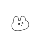 表情で伝えるうさぎちゃん（個別スタンプ：13）
