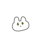 表情で伝えるうさぎちゃん（個別スタンプ：14）