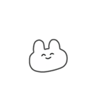 表情で伝えるうさぎちゃん（個別スタンプ：16）