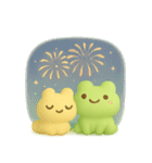 ずっと使える♡梅雨と夏とカエル（個別スタンプ：23）