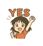 可愛い女子ずっと使える日常スタンプ③（個別スタンプ：35）