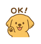 ふわもこレトリバー（個別スタンプ：1）