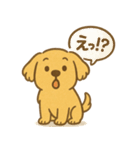 ふわもこレトリバー（個別スタンプ：4）