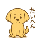 ふわもこレトリバー（個別スタンプ：15）