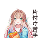 片付け苦手女子の乱雑ライフ♡（個別スタンプ：21）