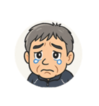 みのるさんの8種類のスタンプ（個別スタンプ：1）