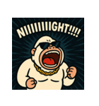 繋げてホワイトコングくん！！（個別スタンプ：8）