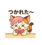 にゃいんずのピンク担当・ももにゃん（個別スタンプ：29）