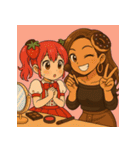 甘くてかわいいスイーツガールズ（個別スタンプ：30）