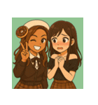 甘くてかわいいスイーツガールズ（個別スタンプ：31）