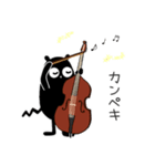 くろこげ♪チェロ、コントラバス弾く（個別スタンプ：29）