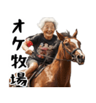 競ばばぁ。競馬好きじゃなくても毎日超便利（個別スタンプ：3）