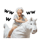競ばばぁ。競馬好きじゃなくても毎日超便利（個別スタンプ：4）