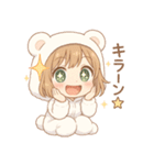 もちフクロウのふわふわスタンプ（個別スタンプ：5）
