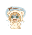 もちフクロウのふわふわスタンプ（個別スタンプ：30）