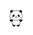 シンプルパンダの日常（個別スタンプ：1）