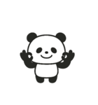 シンプルパンダの日常（個別スタンプ：3）