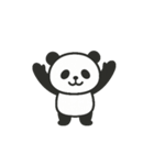 シンプルパンダの日常（個別スタンプ：4）