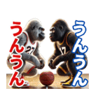 ゴリラ×バスケットボール 第17弾！1on1！（個別スタンプ：5）