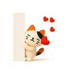 飛び出す！ミケマルのキラポフ毎日スタンプ（個別スタンプ：15）