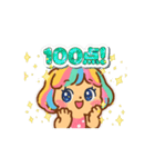 動く！毎日使える！いろくまちゃんの日常（個別スタンプ：8）