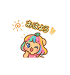 動く！毎日使える！いろくまちゃんの日常（個別スタンプ：9）