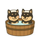 黒柴たちのゆるっとスタンプ（個別スタンプ：9）