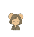 大きな耳の添乗員スタンプ（個別スタンプ：3）